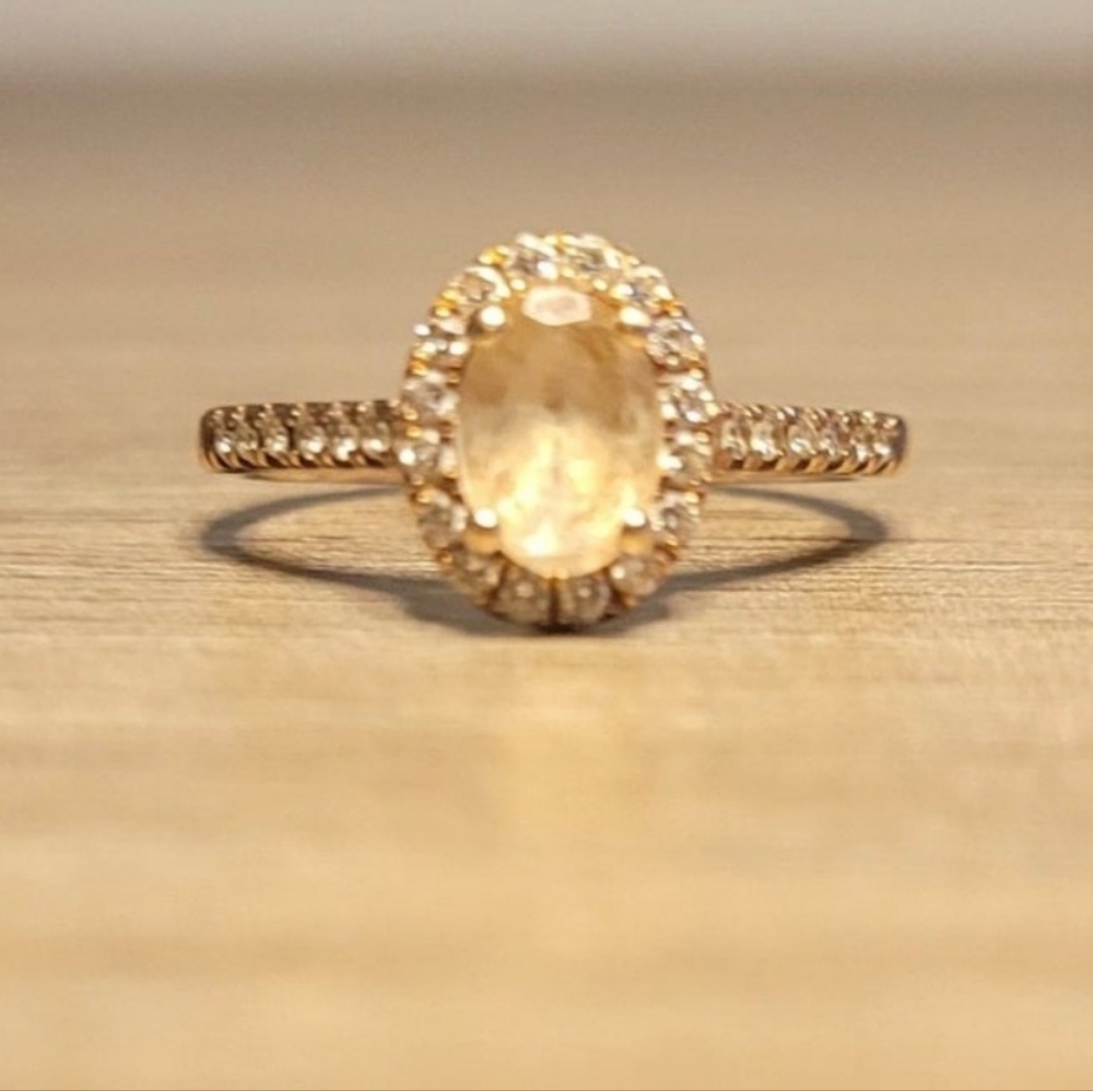 Size 6.5 Badass, Rose Gold and Morganite Ring!